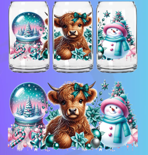 Christmas Snowglobe Tumblers