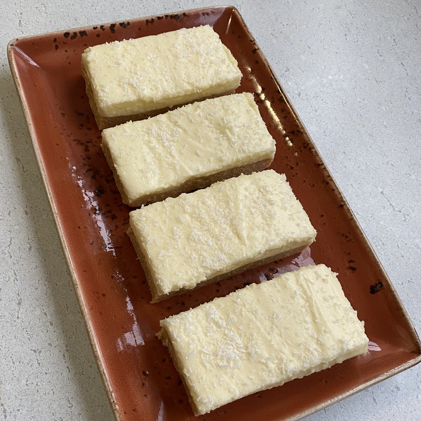 Lemon & Coconut Slice - Patterson Lakes Baked to order custom desserts